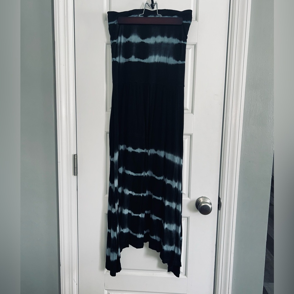 Raviya convertible 3 in 1 Maxi Skirt Midi/Mini Dress. Black Large Boho Y2K - Picture 1 of 4